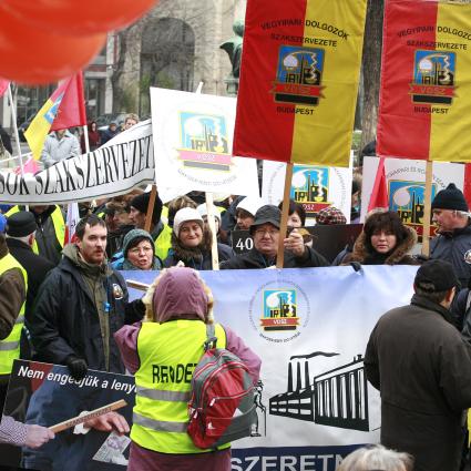 Demonstráció Budapesten