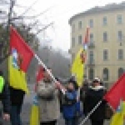 Kockán az életed! - szakszervezeti demonstráció