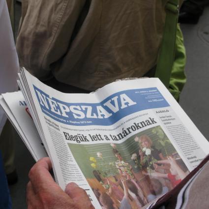 A VDSZ is résztvett a pedagógusok többezres demonstrációján Budapesten